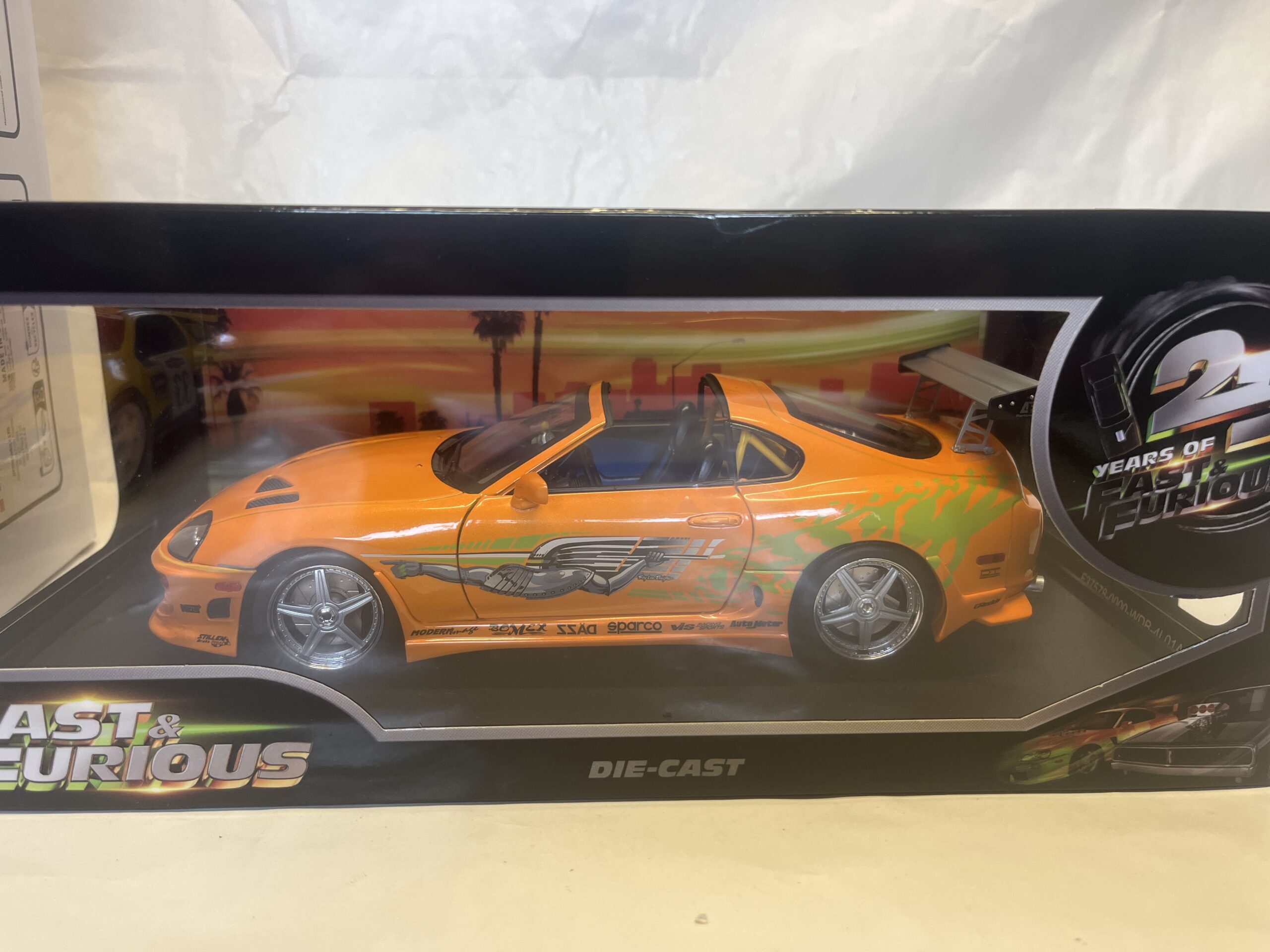 Toyota Supra Mk4 Fast and Furious 2001 Solido 1/18° – Image 3