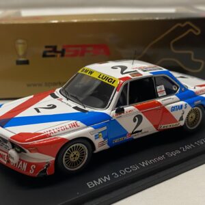 Bmw 3.0 CSI - N°2 1ère Spa 1975 - Spark 1/43°