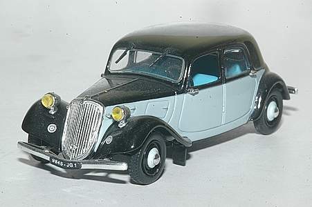 Miniature Citroën Traction 11A 1936 - Universal Hobbies échelle 1/43 - Occasion Avec Défaut