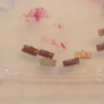 Lot de 10 petits feux rouges 1/43°